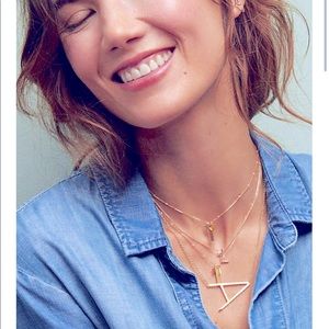 Alexis Rose Anthropologie “A” Necklace